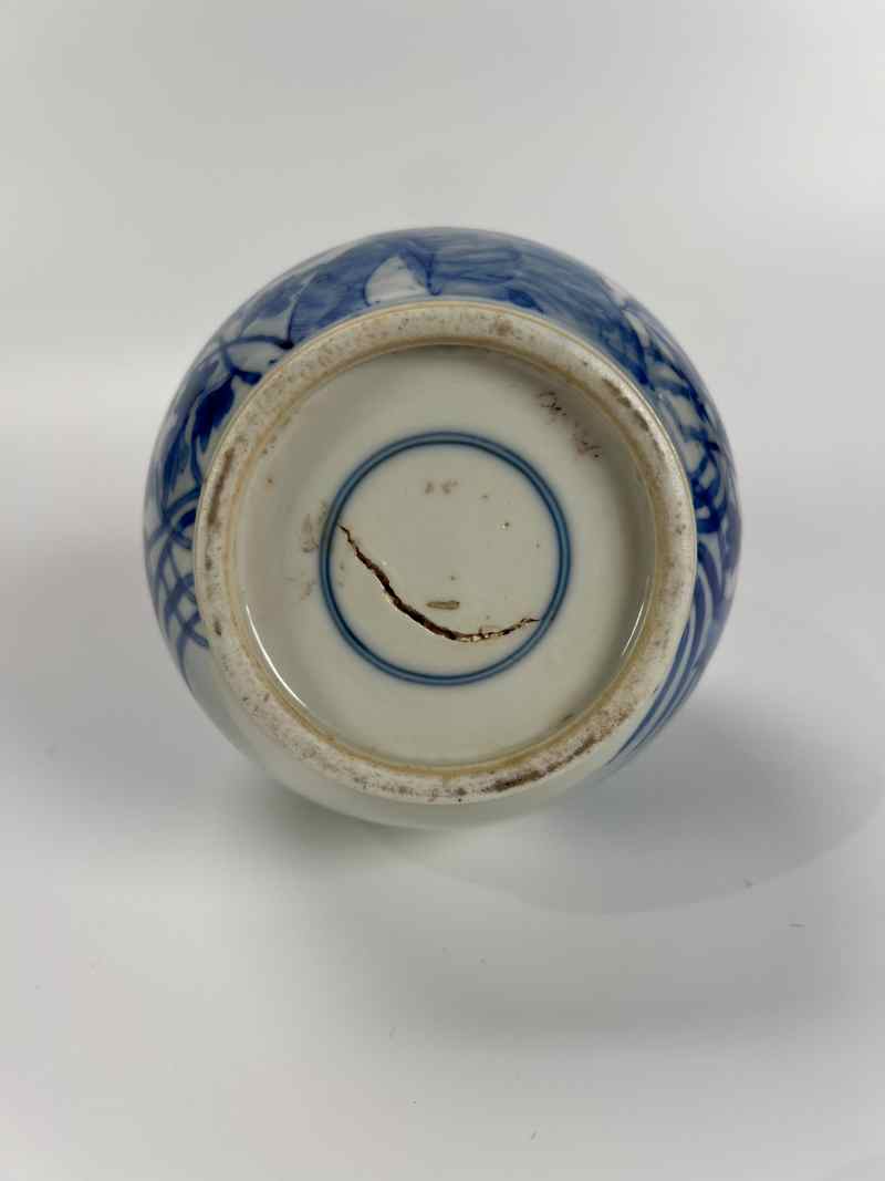 XYA050清光绪  青花蝴蝶花鸟纹葫芦瓶 - 图8