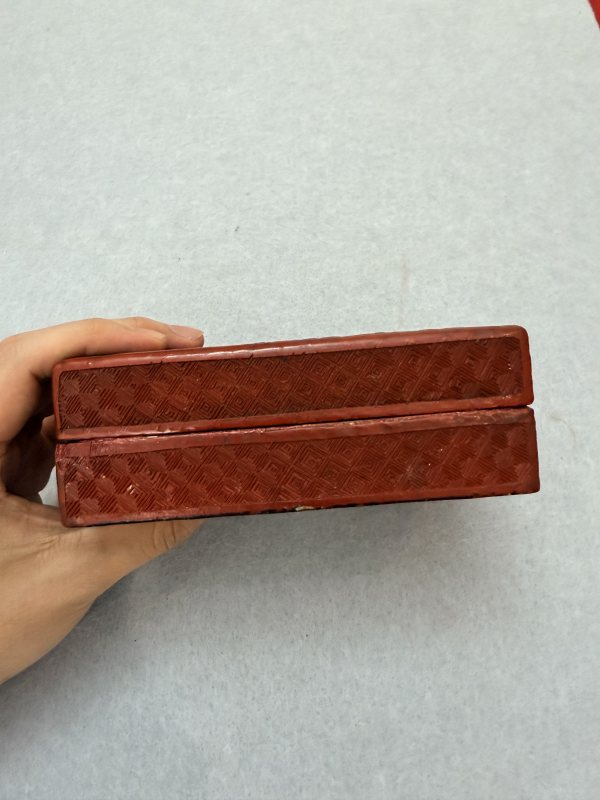 SF704 剔红人物方盒 - 图6