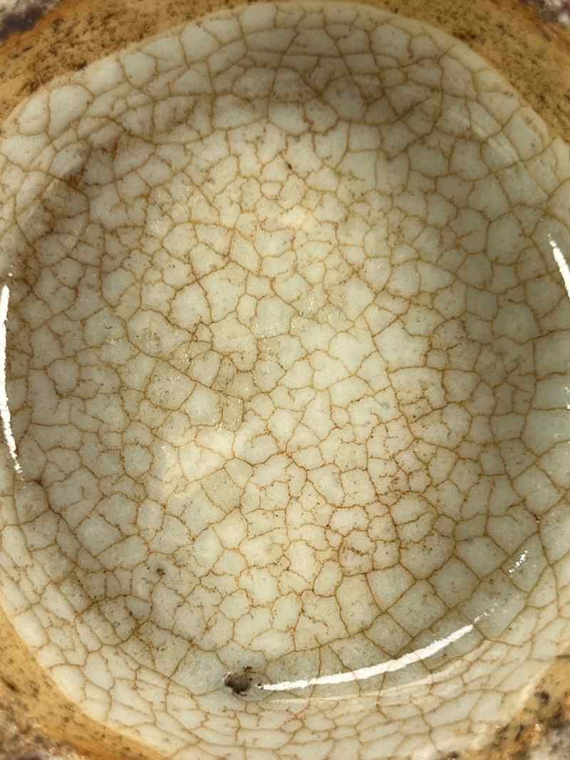 XYA043清中期  红釉供盘 - 图7