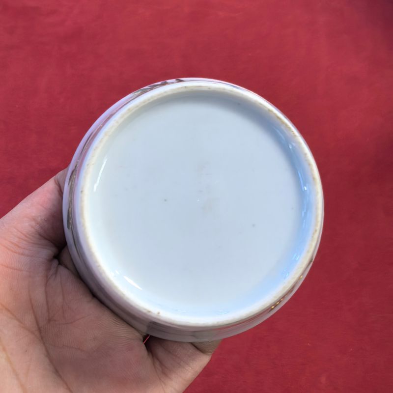 清 粉彩花卉纹马蹄杯 - 图11