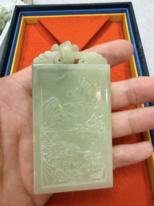 ZK438玉观音活环方牌 - 图6