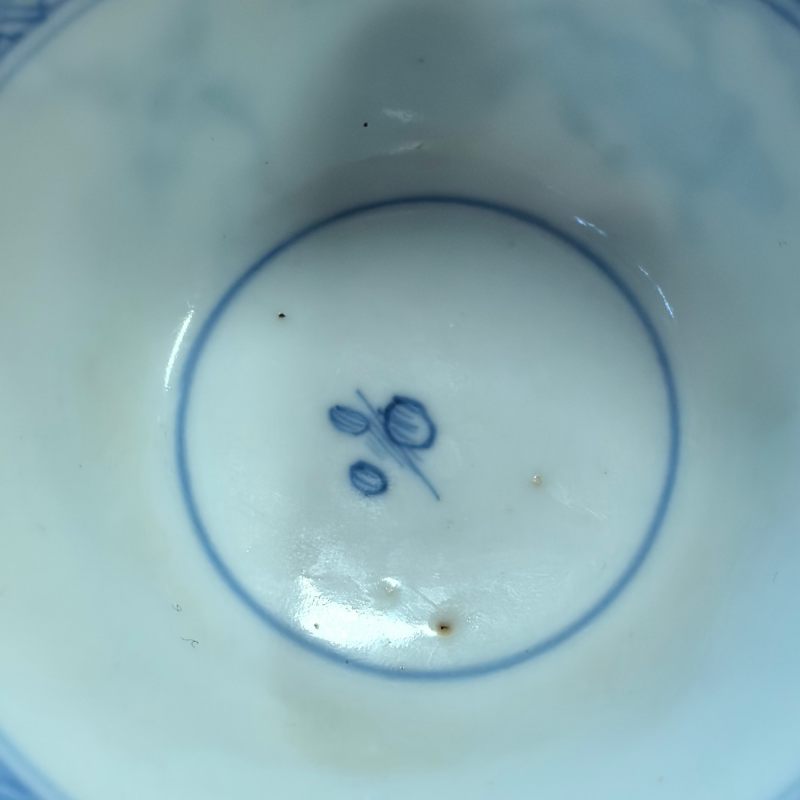 清康熙 青花牧牛图杯 - 图7