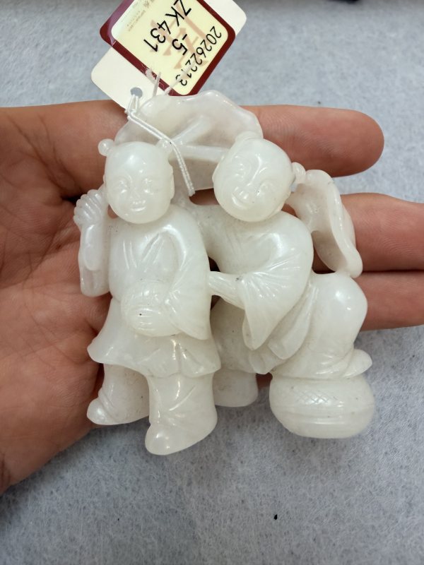 ZK431玉持莲童子 - 图5