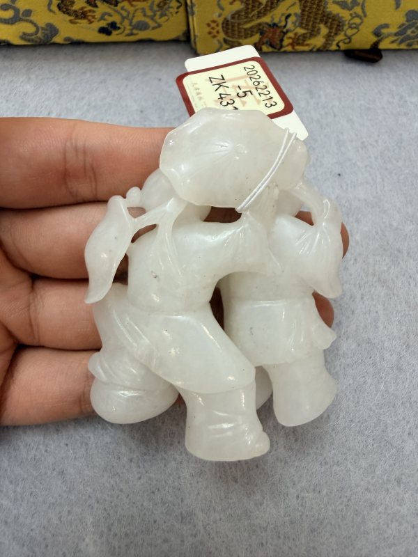 ZK431玉持莲童子 - 图6