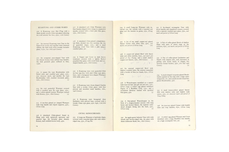 香港苏富比1975年：《私人藏家中国陶瓷专场》 - 图4