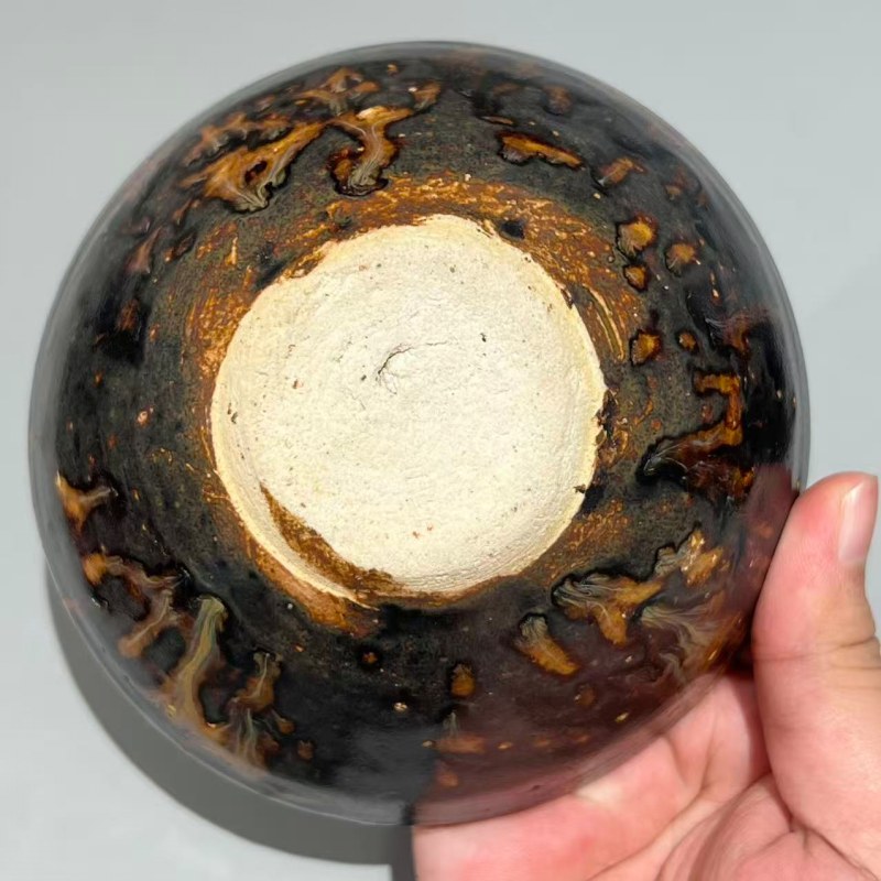 明代 吉州窑窑变釉盏一对 - 图10