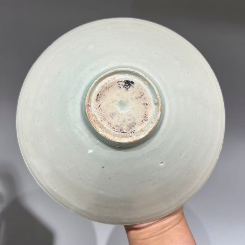 明代 青白釉婴戏纹盏 - 图9