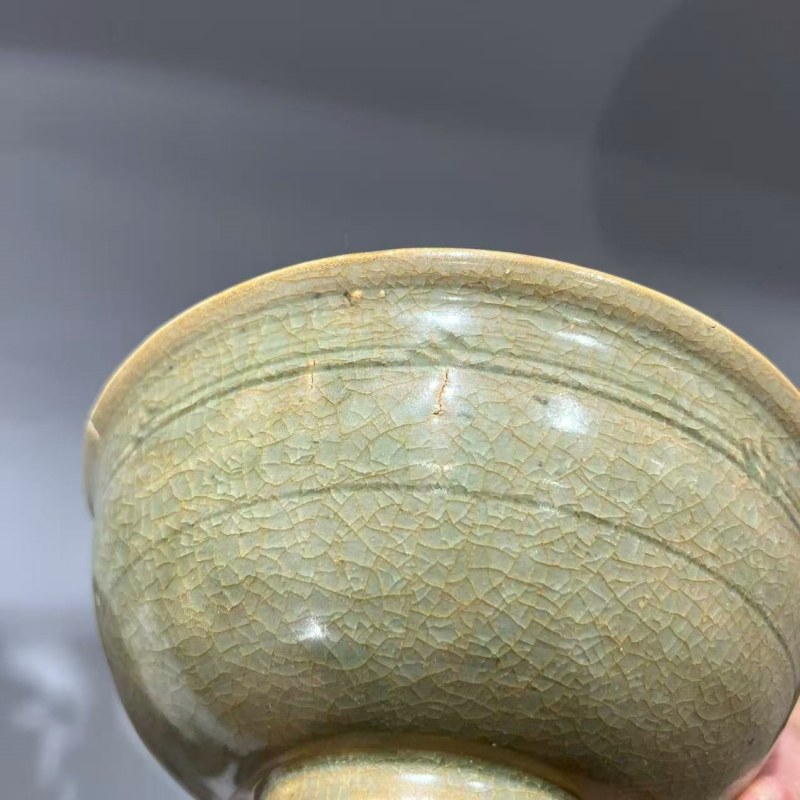 明代 龙泉窑青釉刻花碗 - 图8
