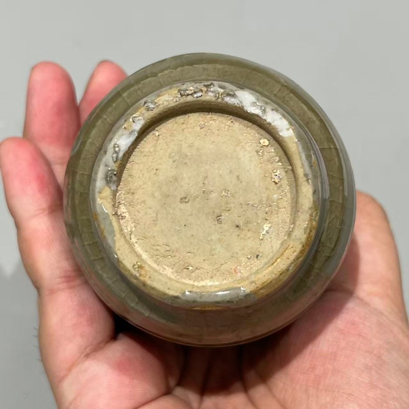明代 龙泉窑青釉辅首弦纹瓶一对 - 图6