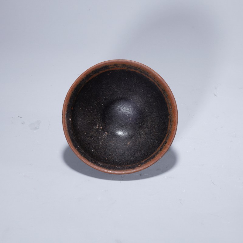 明代 建窑黑釉盏 - 图1