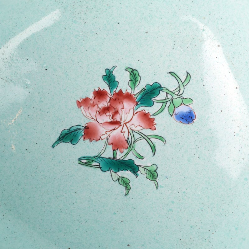 十九世纪 铜胎画珐琅花卉纹海棠形碗一对 - 图8