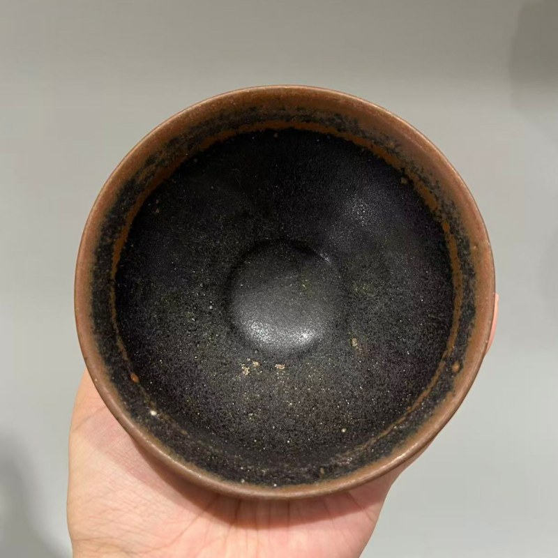 明代 建窑黑釉盏 - 图4