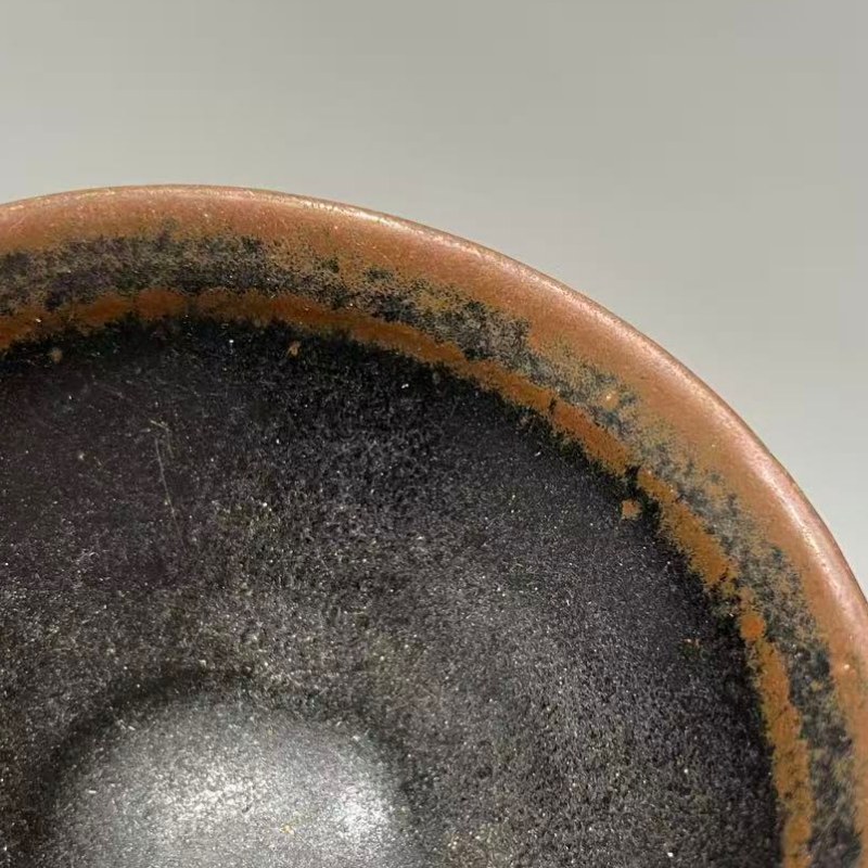 明代 建窑黑釉盏 - 图5