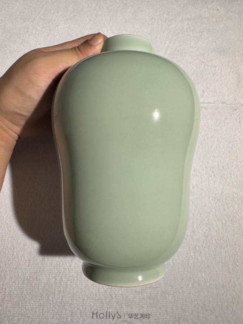 清乾隆 粉青釉茶叶罐 - 图15