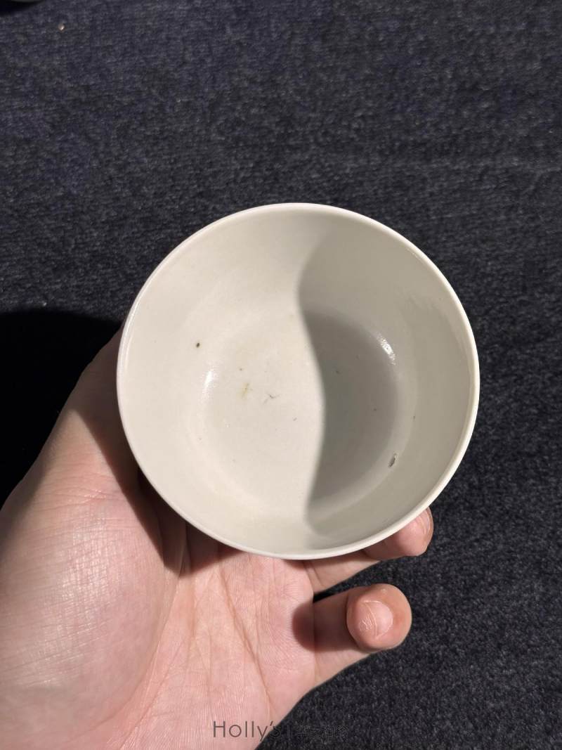 清 墨彩山水茶圆 （一对） - 图36