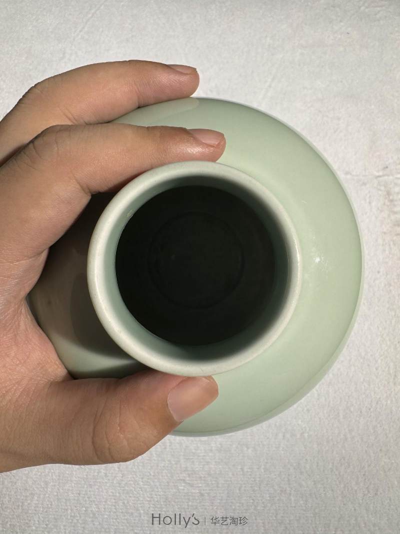 清乾隆 粉青釉茶叶罐 - 图16
