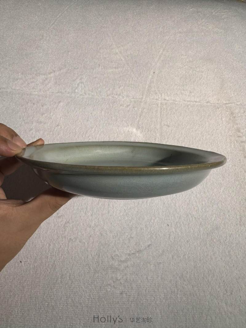 明 钧窑折沿盘 - 图20