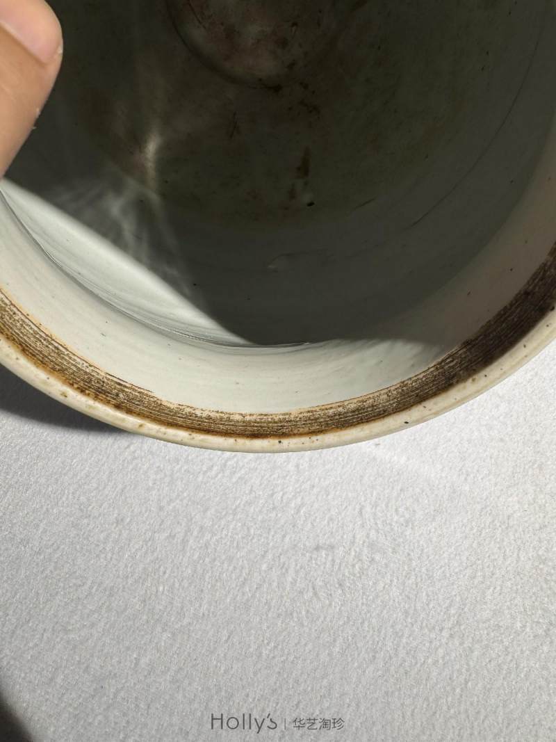 明崇祯 青花西域神鬣袭赵盾故事图大莲子罐 - 图17