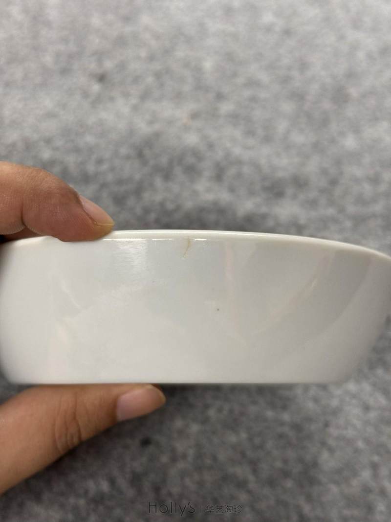 清康熙 臧窑五彩赤鲤朝日图洗 - 图38