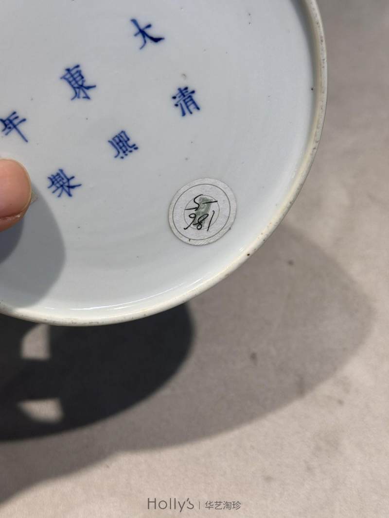 清康熙 豇豆红釉暗刻团螭纹太白尊 - 图18