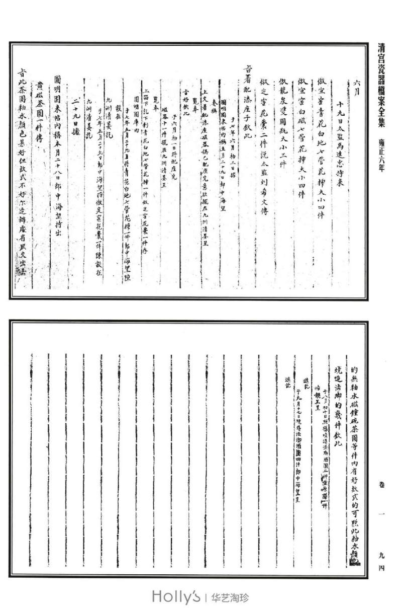 清雍正 柠檬黄釉香碟 （一对） - 图26