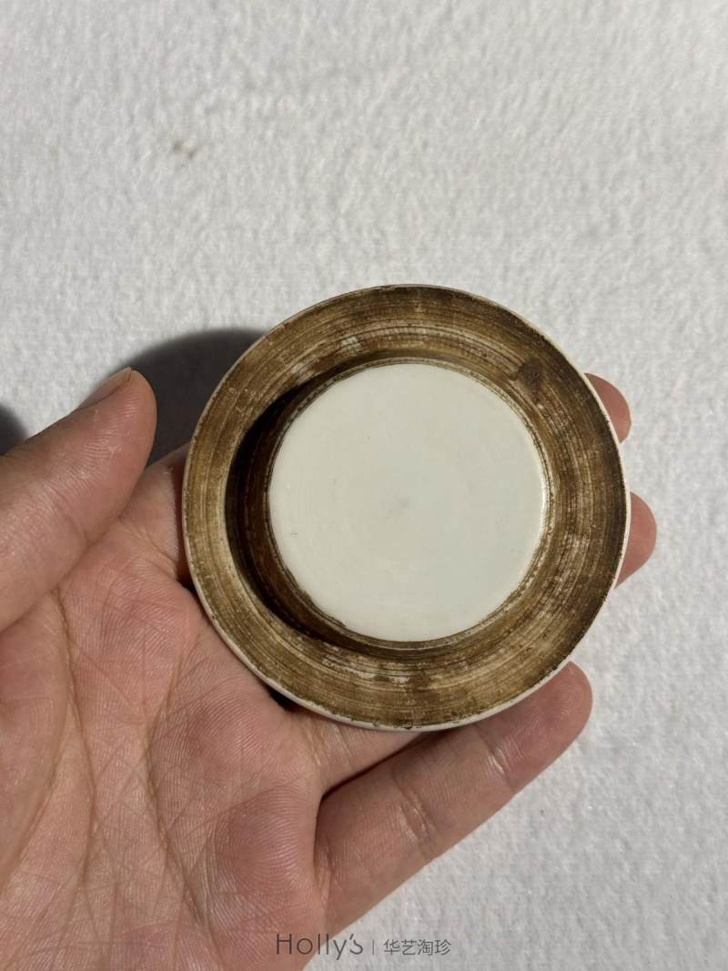 清同治 粉彩癞瓜纹杯粉彩青竹诗文壶 （一组） - 图28