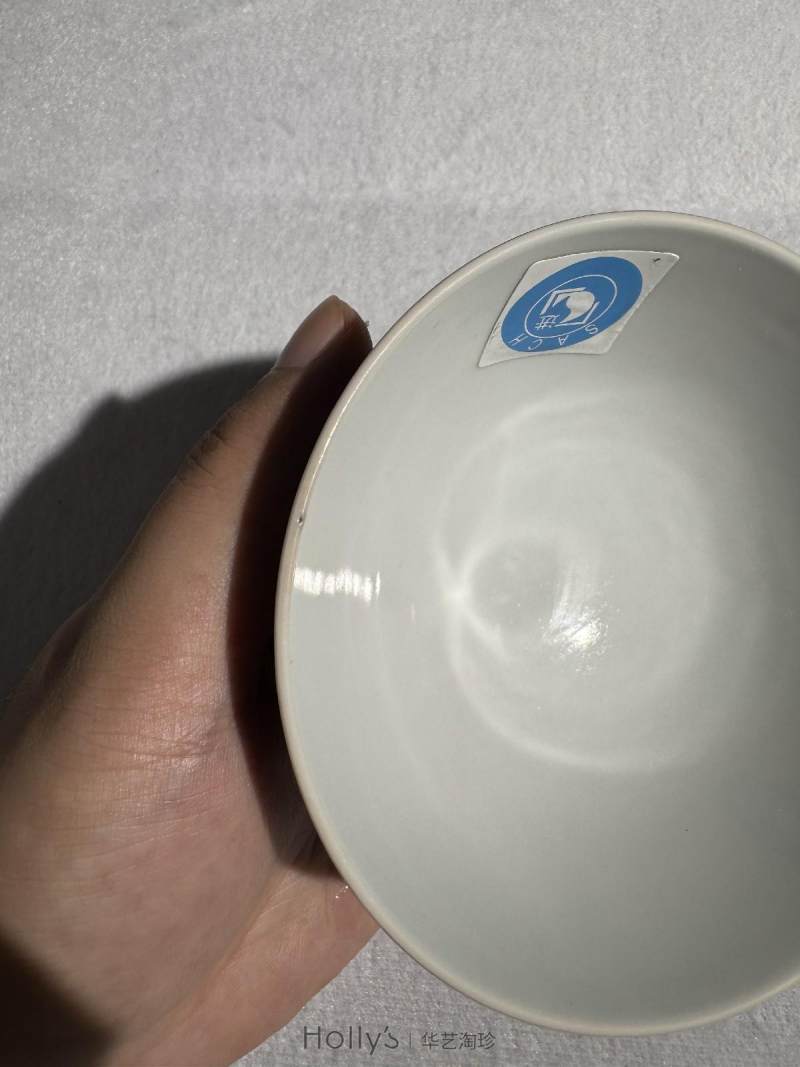 清乾隆 胭脂红釉茶碗 - 图28
