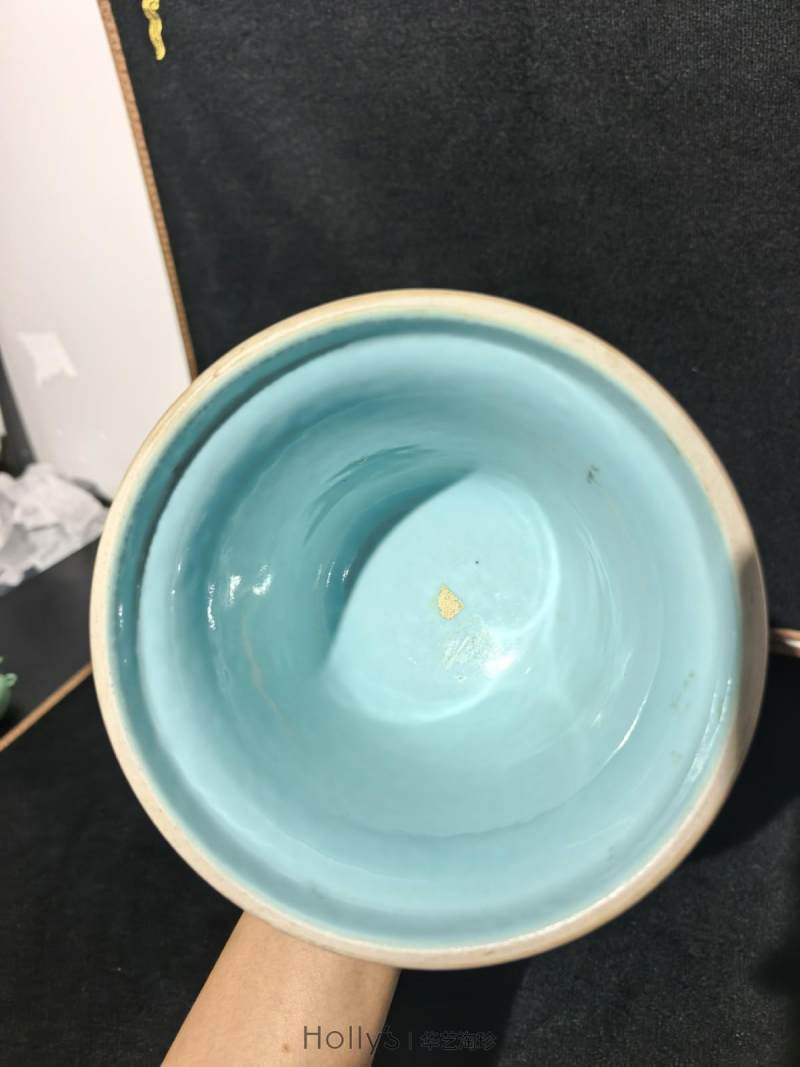 清乾隆 胭脂红彩八吉祥纹花觚 - 图42
