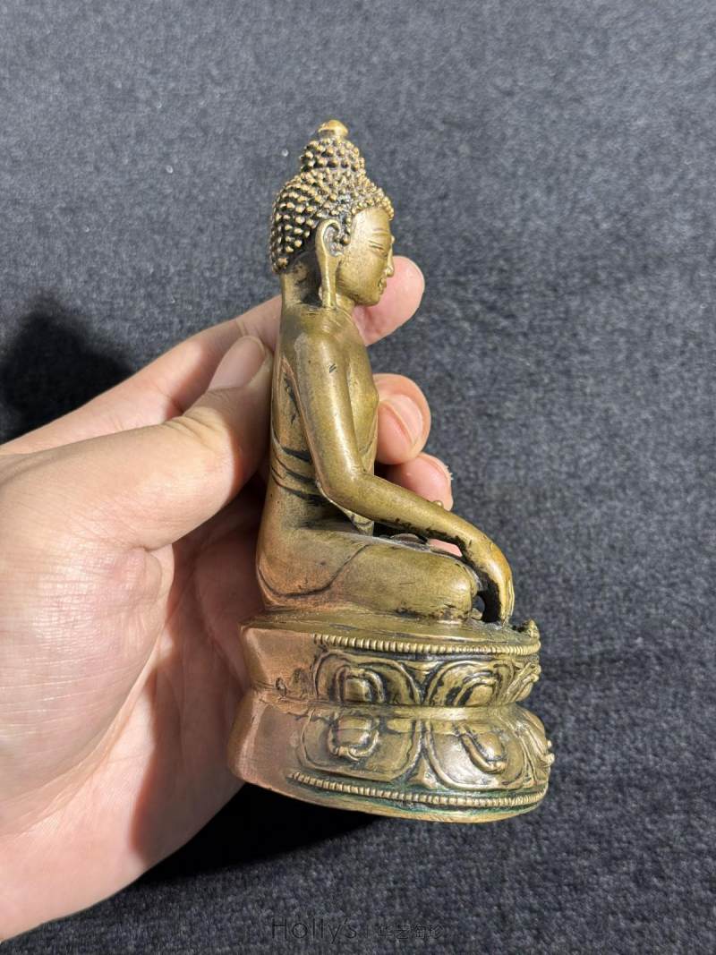16世纪 合金铜阿閦佛 - 图11