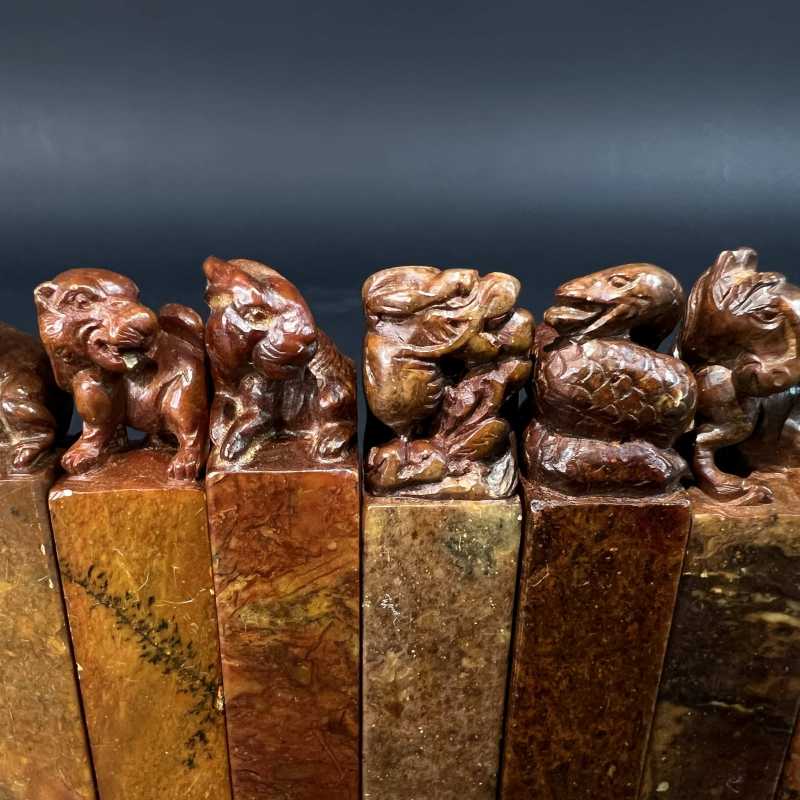 20世纪70年代 十二生肖印章一组 - 图4