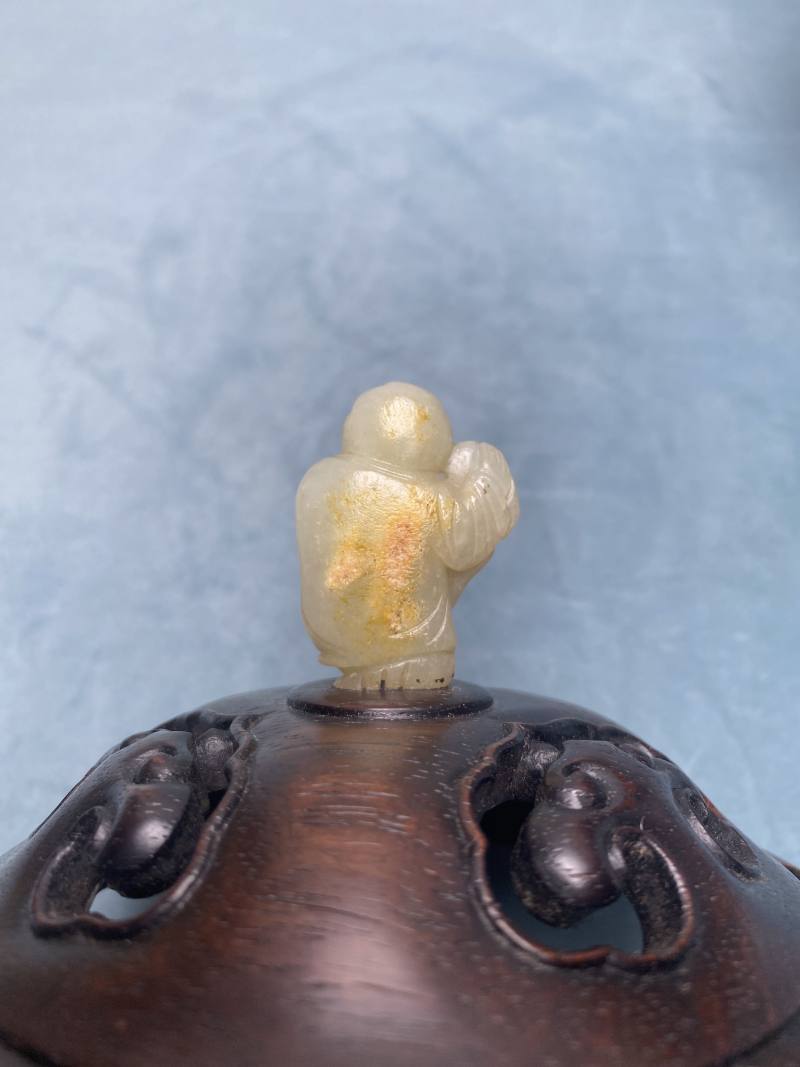 明 铜错金饕餮纹鼎式炉 - 图12