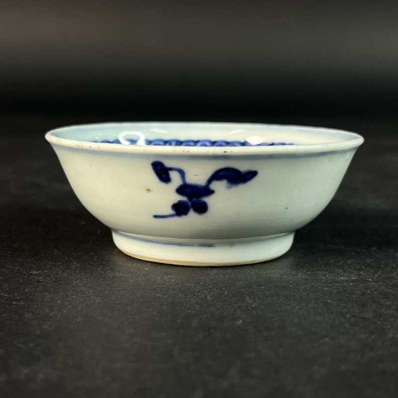 清中期 青花夔龙纹碟 - 图4