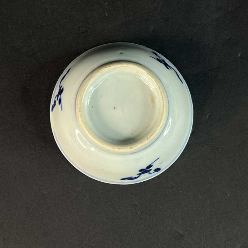 清中期 青花夔龙纹碟 - 图5