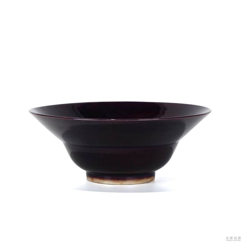 清康熙 茄皮子碗