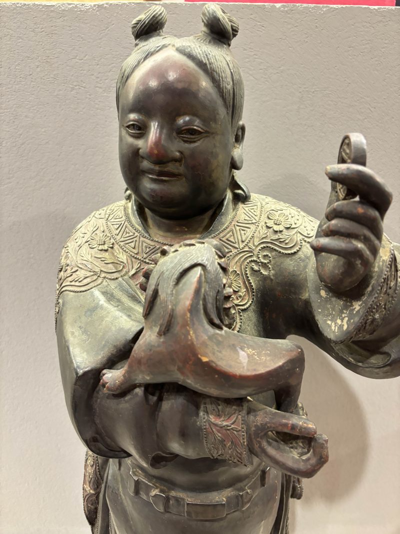 明 木雕加彩刘海 - 图19