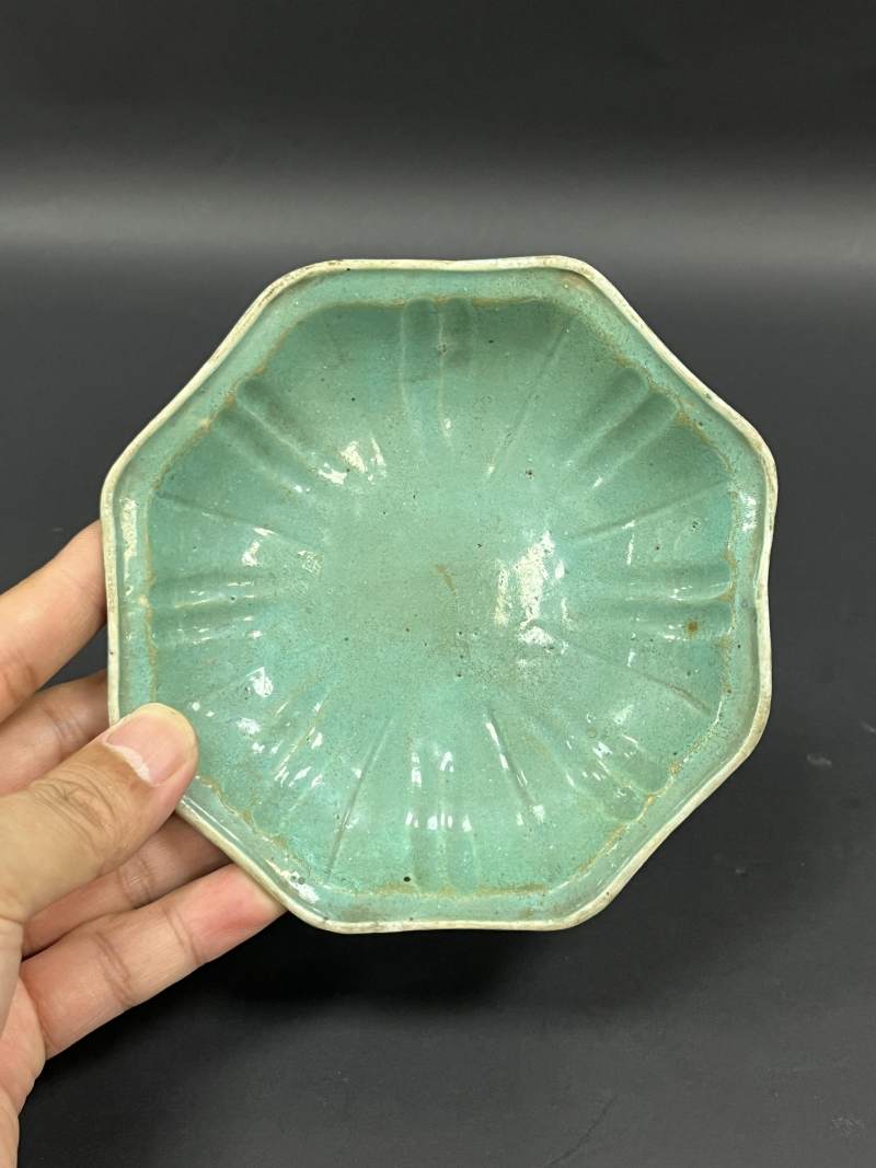 清晚期  粉彩供果一对 - 图20