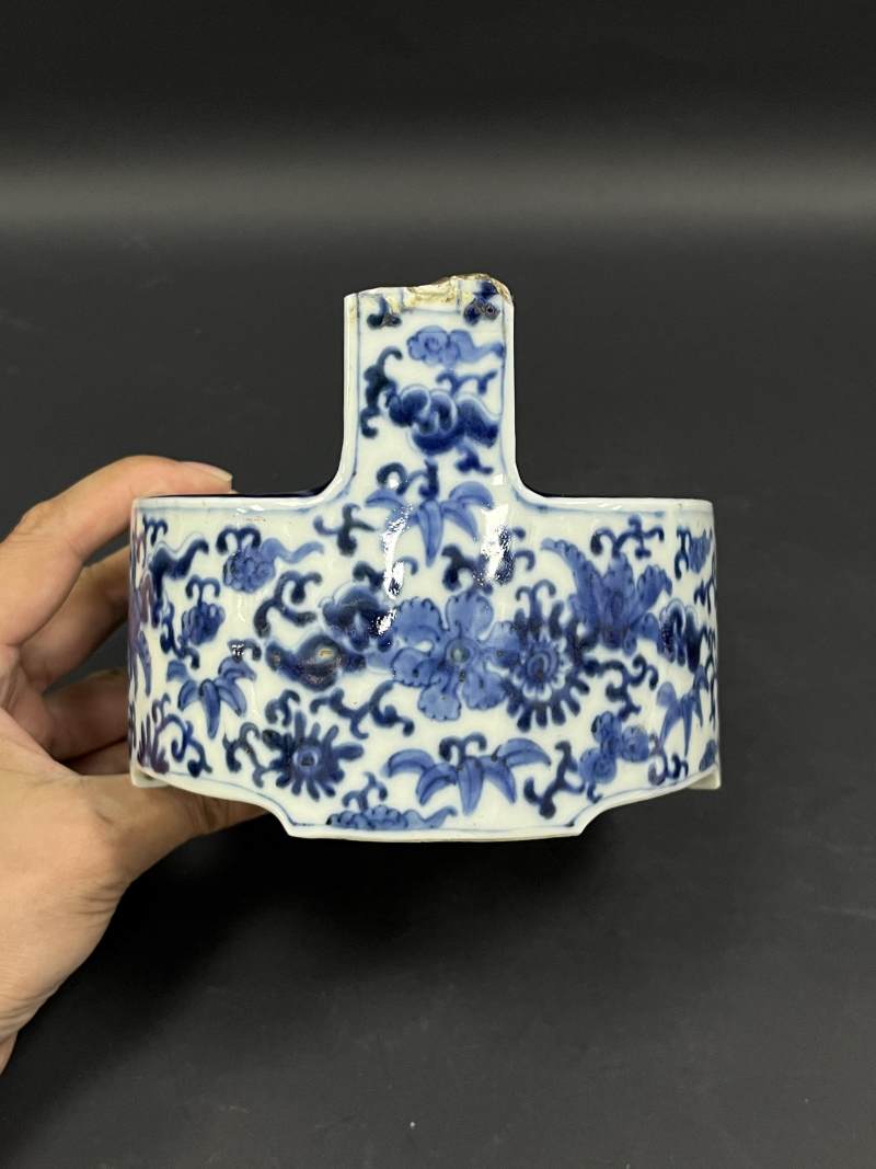 清  青花、孔雀蓝釉、青釉瓷器六件 - 图31
