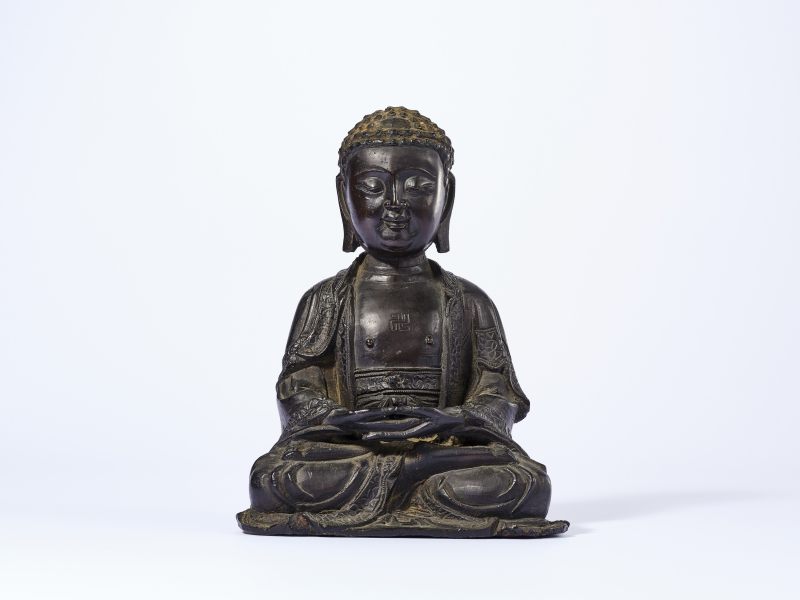 明  铜释迦像