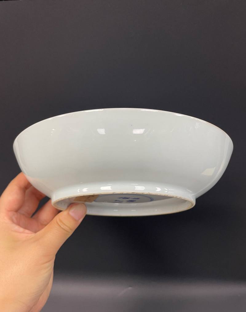 清雍正  粉彩花鸟纹盘 - 图8