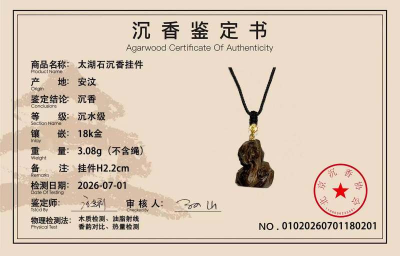 当代 安汶沉水级太湖石沉香挂件 - 图6