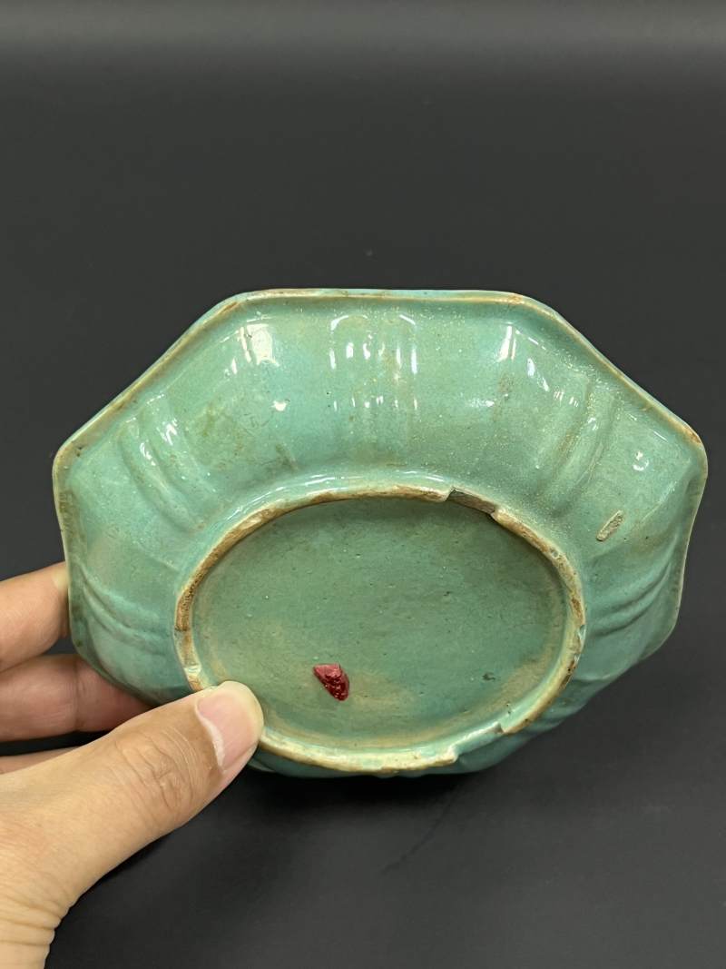清晚期  粉彩供果一对 - 图22
