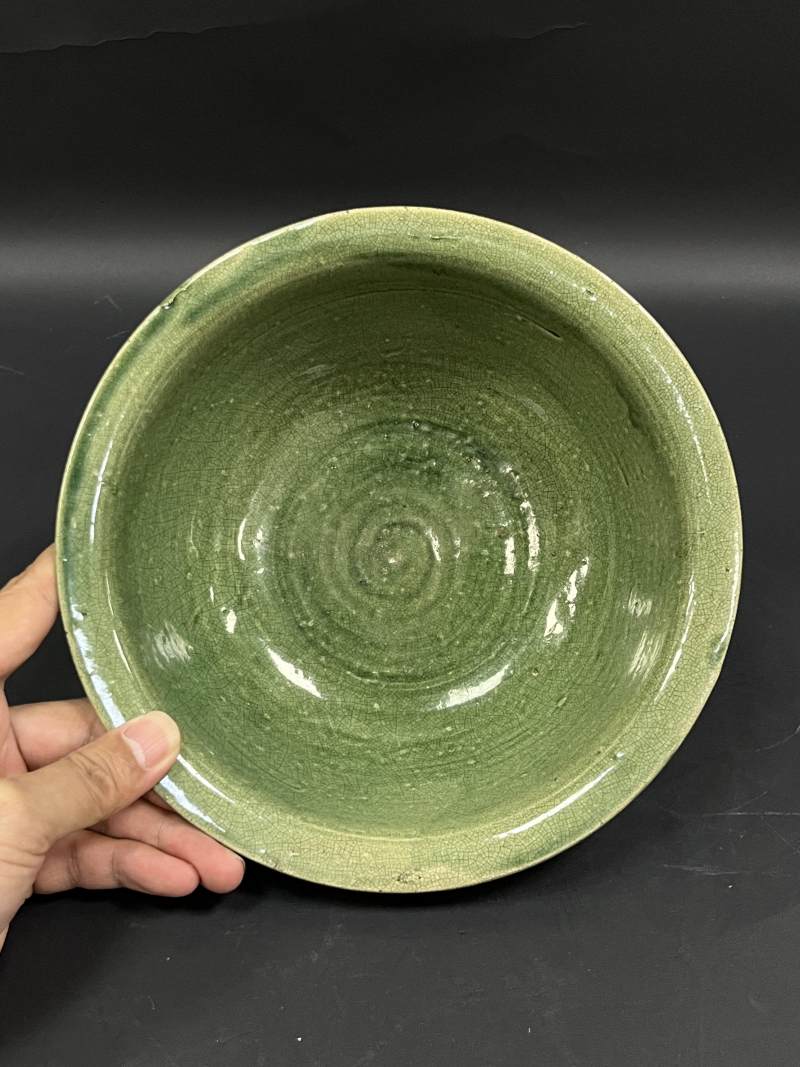 清  青花、孔雀蓝釉、青釉瓷器六件 - 图35