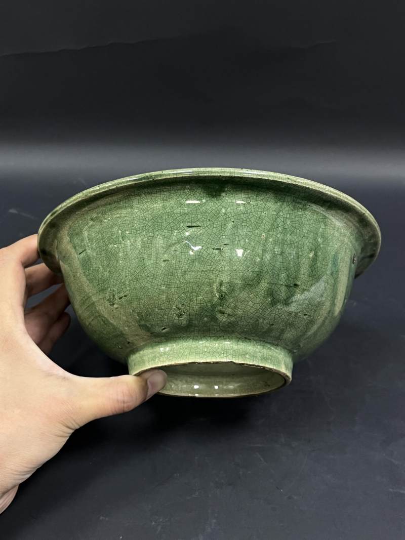 清  青花、孔雀蓝釉、青釉瓷器六件 - 图36