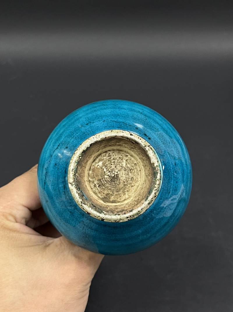 清  青花、孔雀蓝釉、青釉瓷器六件 - 图25