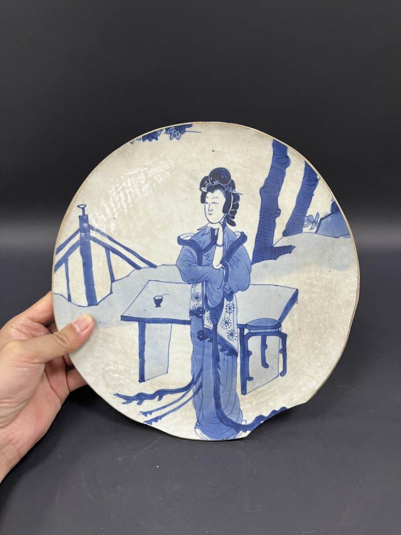 清康熙  青花、五彩瓷器四件 - 图27