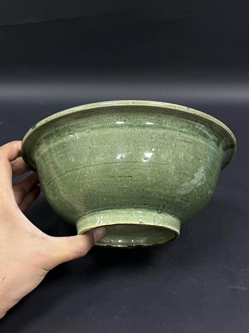 清  青花、孔雀蓝釉、青釉瓷器六件 - 图38