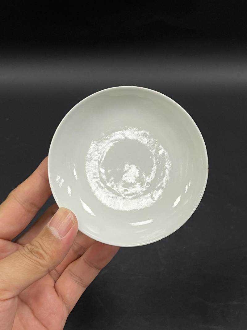 清晚期  青花、青花釉里红、仿钧釉茶碗七件 - 图57