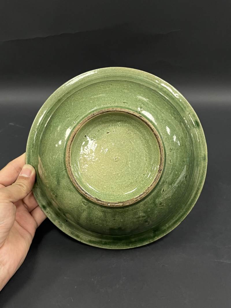 清  青花、孔雀蓝釉、青釉瓷器六件 - 图39