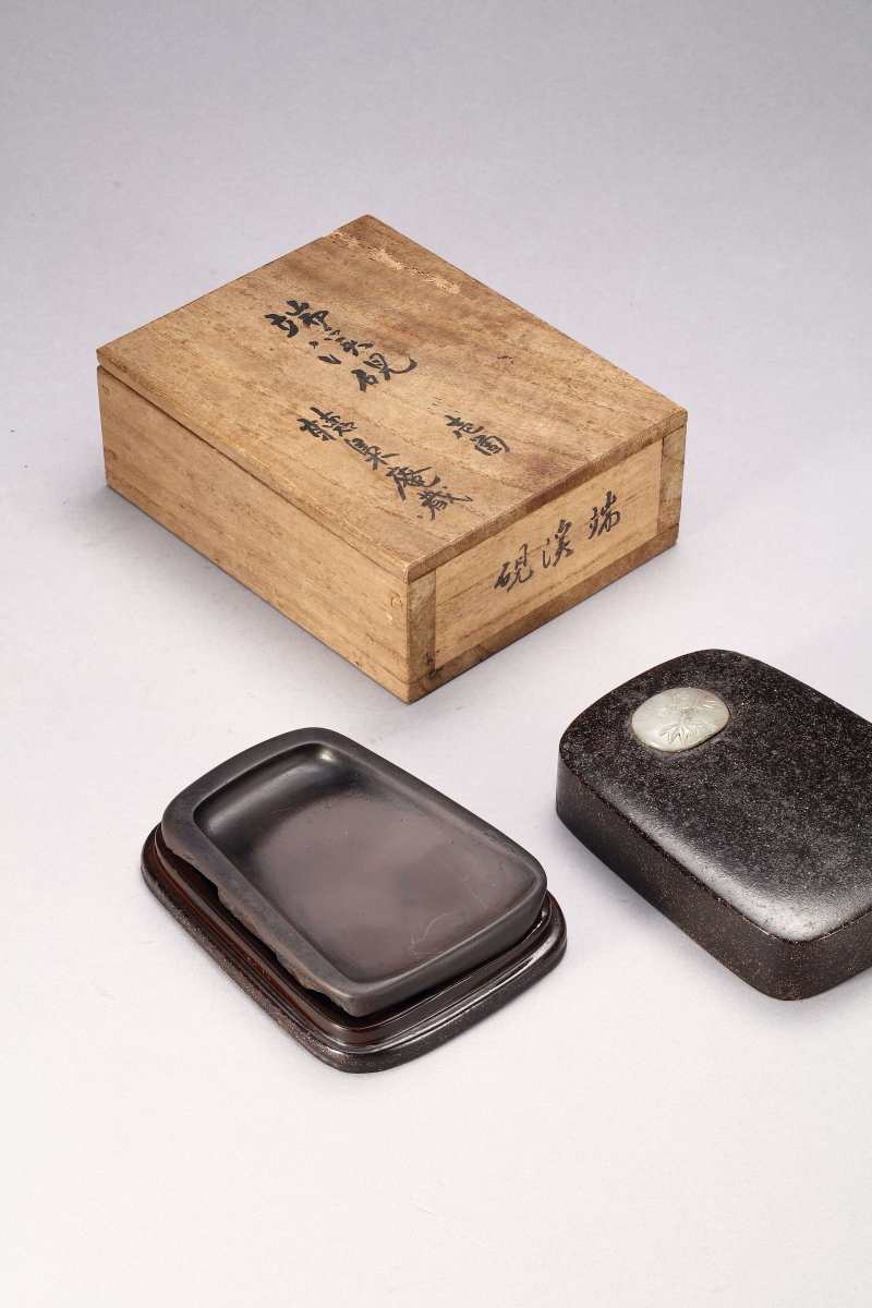 清  端石随形砚