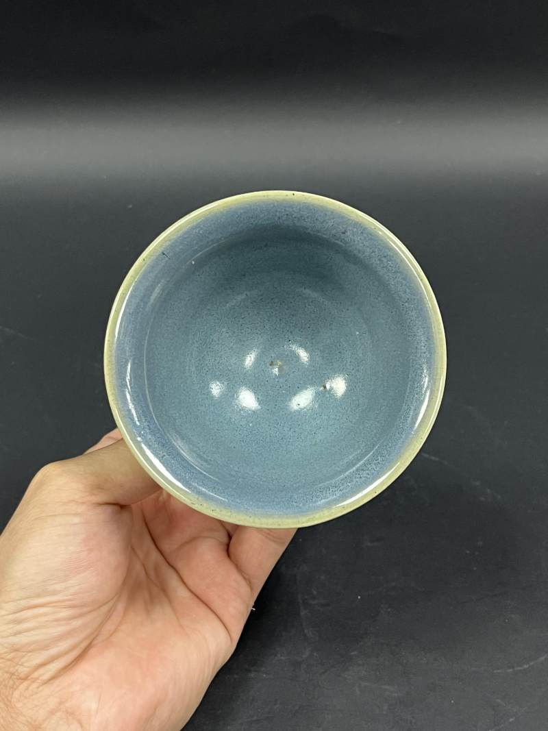 清晚期  青花、青花釉里红、仿钧釉茶碗七件 - 图13
